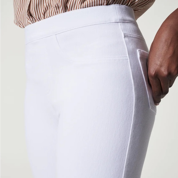 SPANX Jean-ish Ankle Leggings Regular Inseam in White Size Medium - Picture 4 of 16